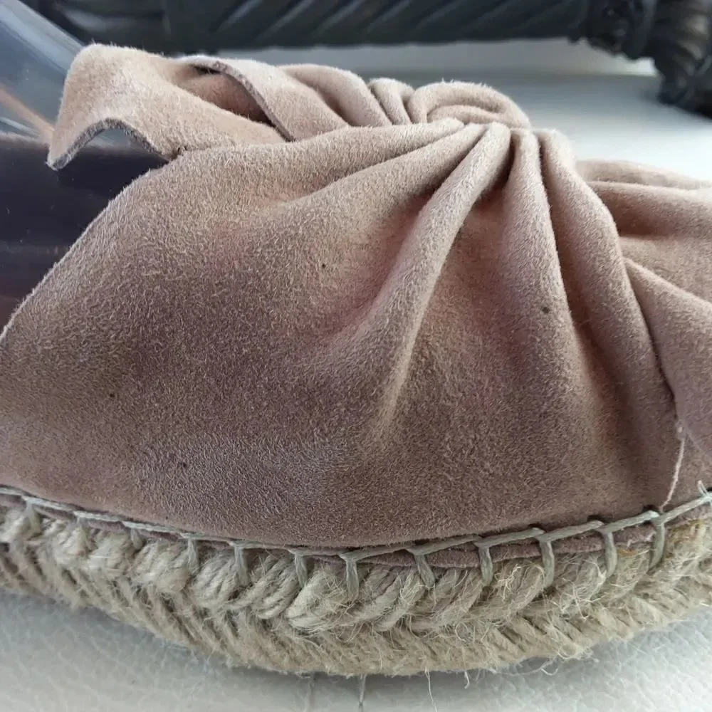 Crown Vintage pinkish/taupe Hermosa espadrilles